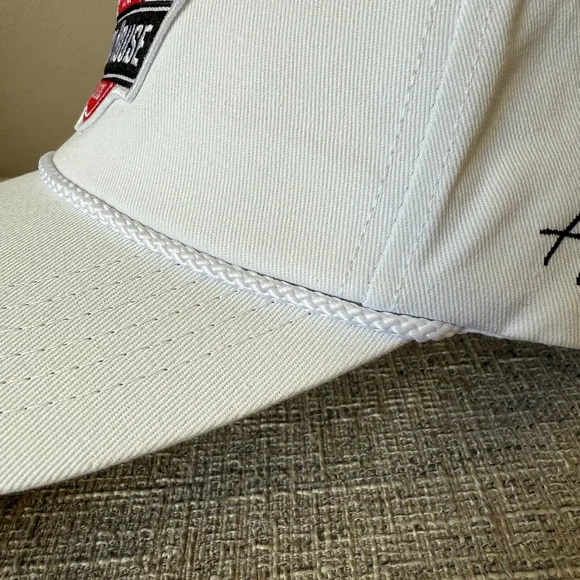 White Baseball Cap with Logo - Picture 5 of 10